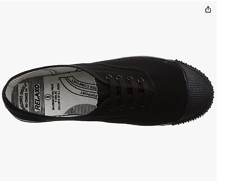 Relaxo tennis school shoes / pt shoes black