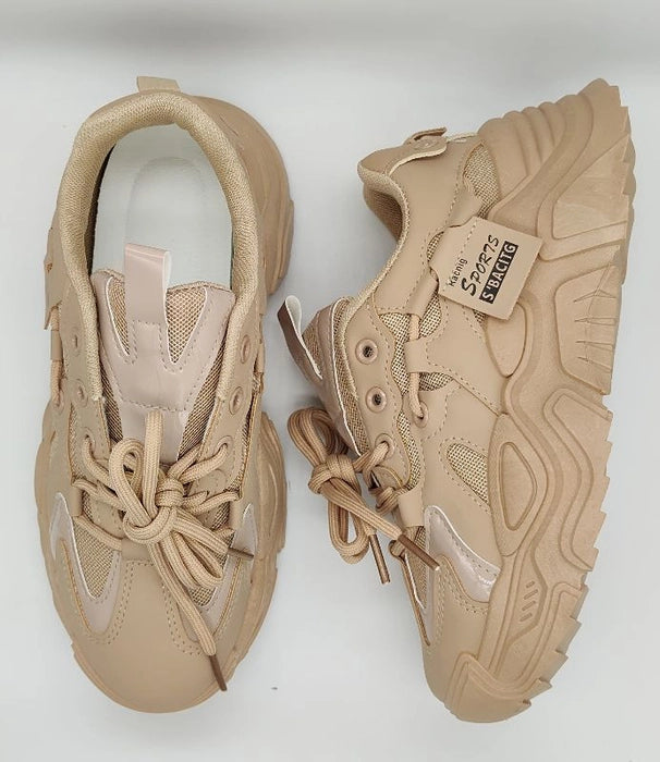 Women khaki Casual imported Shoe Sneakers (CK01)