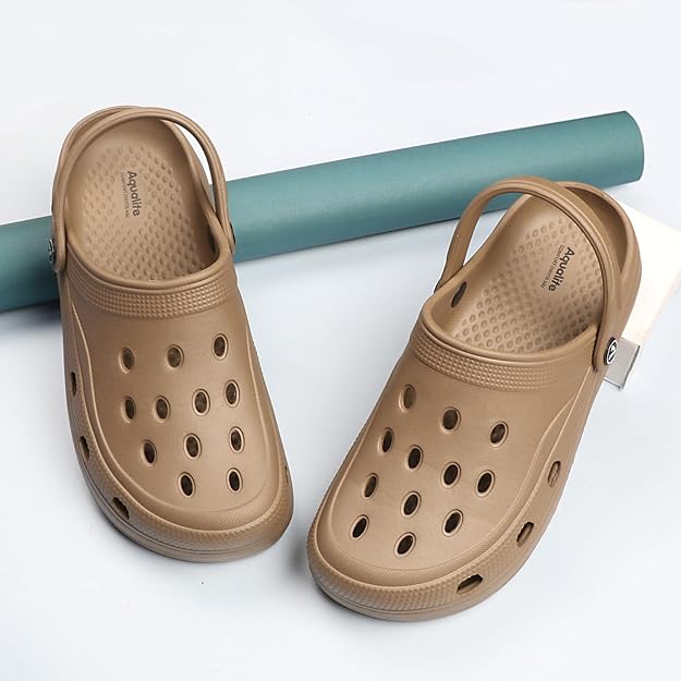 Aqualite Men's Designer Clogs || Sandals with Adjustable Back Strap for Men
