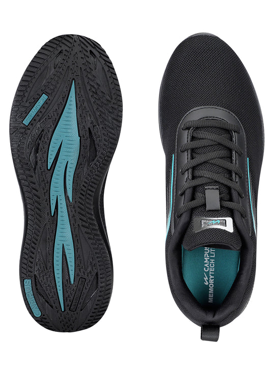 CAMPUS SLAY Black Men's Sports Shoes
