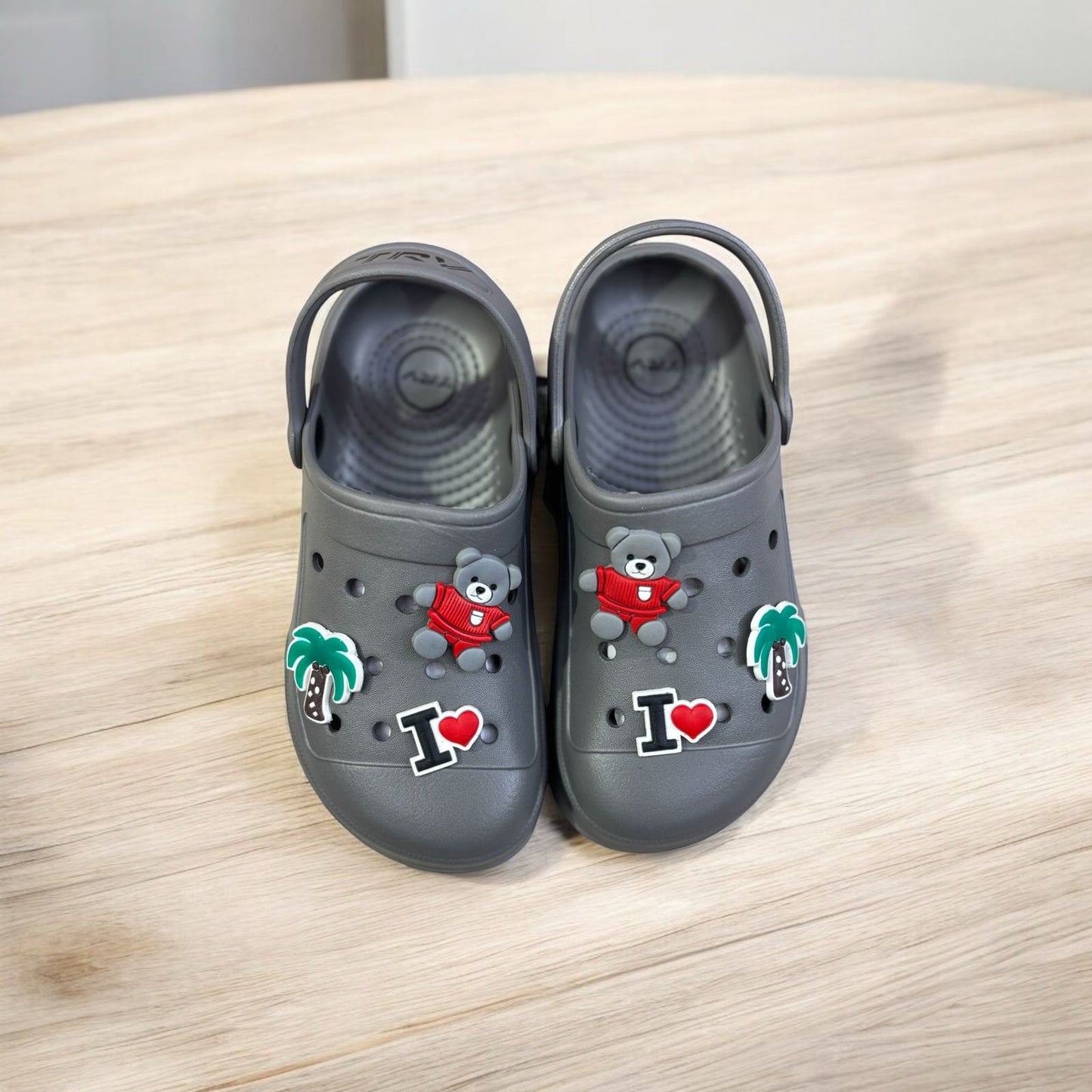 kids Grey trendy crocs