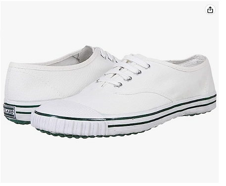 Relaxo tennis school shoes / pt shoes white