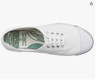Relaxo tennis school shoes / pt shoes white