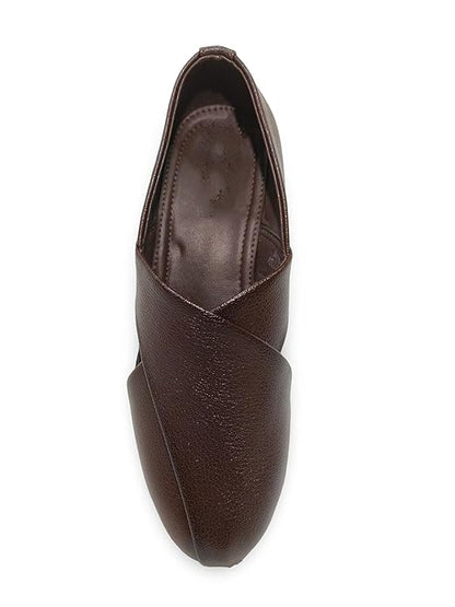 Pishori/Peshawari Sandals for Men | Ethnic Wear | Durable PU Sole | Elegant Design | Indo Western Dress Shoes