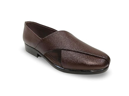 Pishori/Peshawari Sandals for Men | Ethnic Wear | Durable PU Sole | Elegant Design | Indo Western Dress Shoes