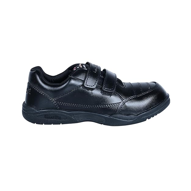 Action Boy's BLACK Non-Marking Formal School Shoes_1260-BLK