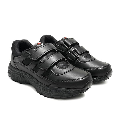 ASIAN Men's & Boy's Expo black Casual & Sneaker,School Shoes | Extra Max Cushion Lightweight Sports Shoes for Men's & Boy's (WELCRO