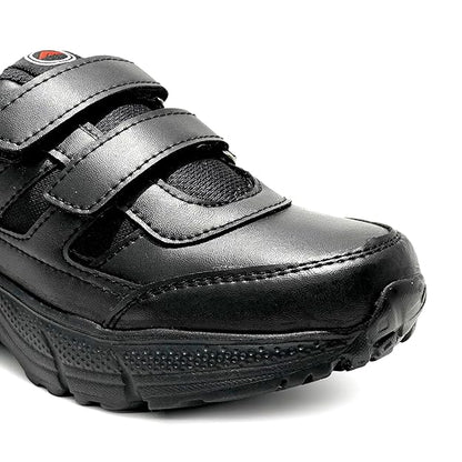 ASIAN Men's & Boy's Expo black Casual & Sneaker,School Shoes | Extra Max Cushion Lightweight Sports Shoes for Men's & Boy's (WELCRO