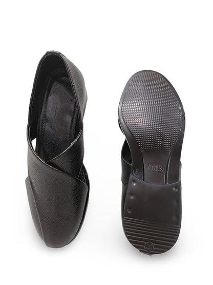 Pishori/Peshawari Sandals for Men | Ethnic Wear | Durable PU Sole | Elegant Design | Indo Western Dress Shoes