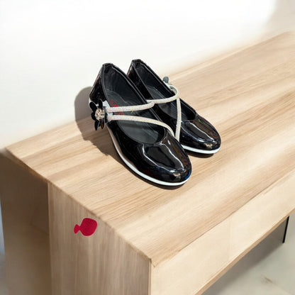 Girls kids black trendy belly