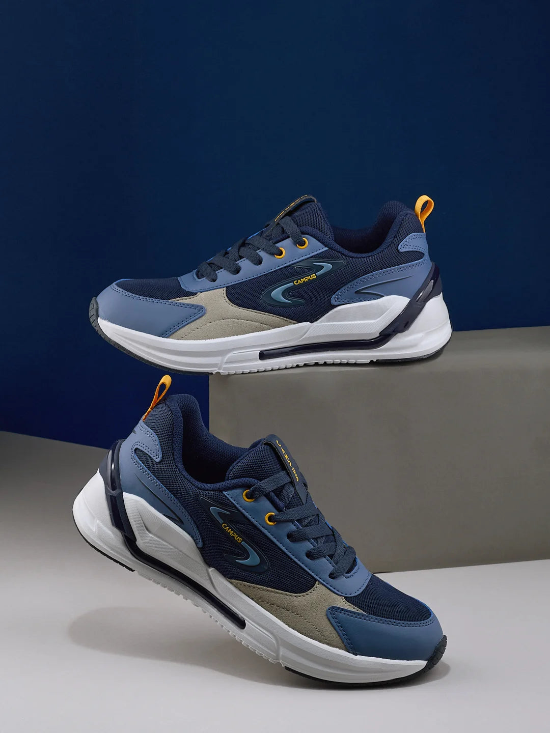 LEVEL Navy Men's Sneakers/sportsshoes