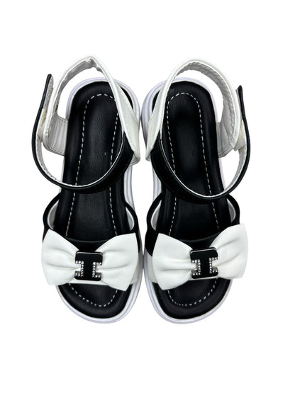 Girls casual trendy sandal black&white colour