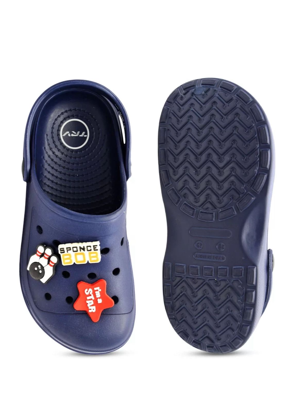 Kids crocs navy 01