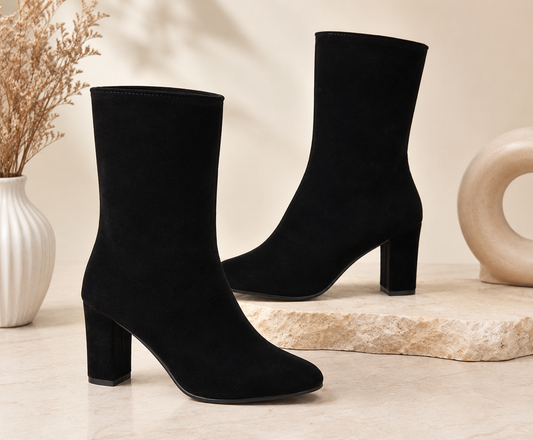 Women's Premium Suede Pointed Toe Long Boots