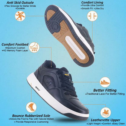SPARX Sneakers For Men SM 960 black and white