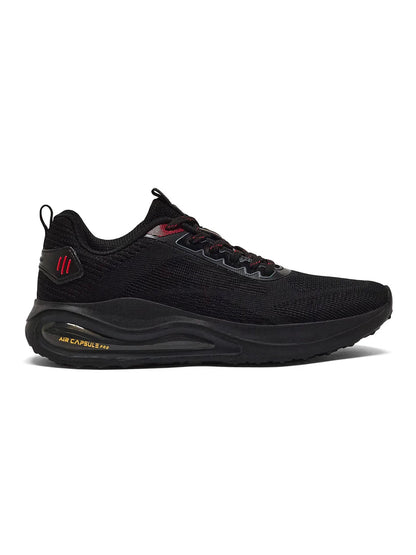 HEDGE Black Men's Running Shoes