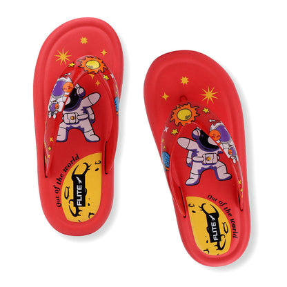Flip-flops For Kids FLK 2045 red