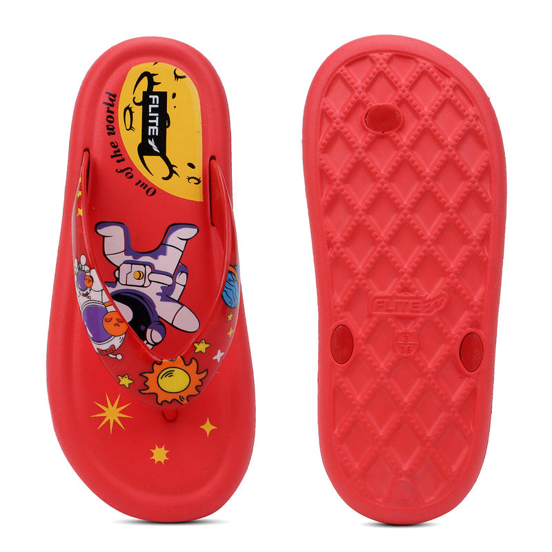 Flip-flops For Kids FLK 2045 red